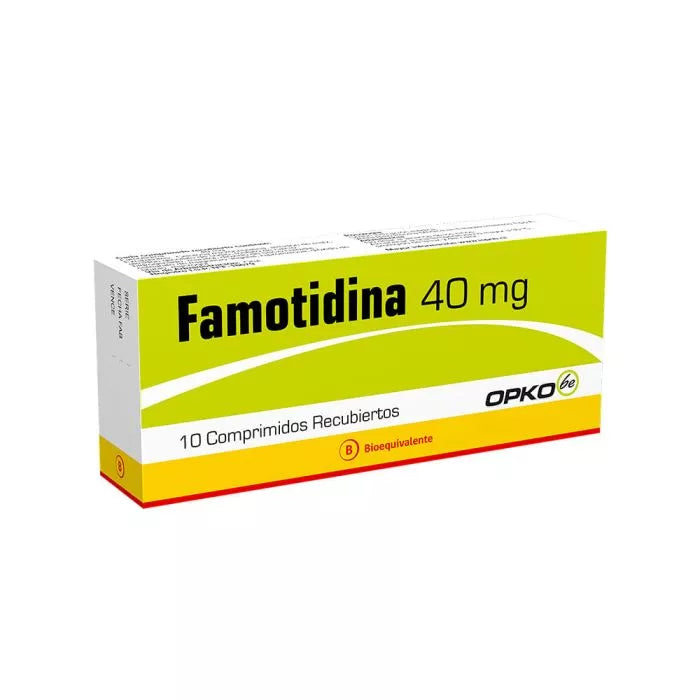 Famotidina 40 MG x 10 Comprimidos Opko