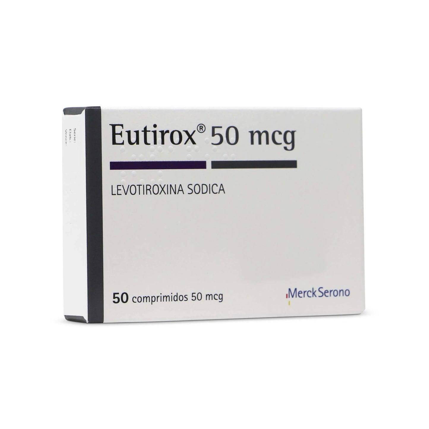Eutirox Levotiroxina Sódica 50 MCG x 50 Comprimidos