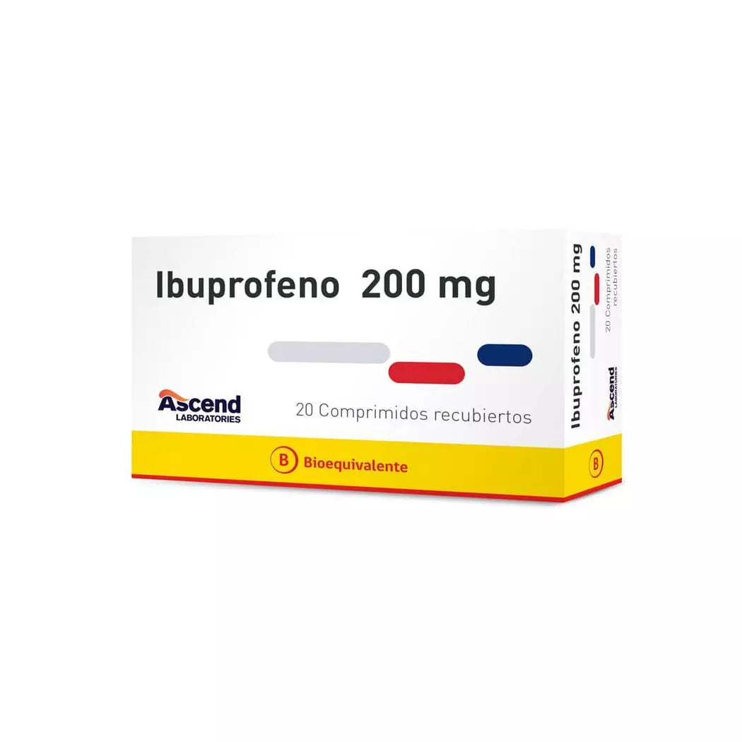 Ibuprofeno 200 MG x 20 Comprimidos Ascend