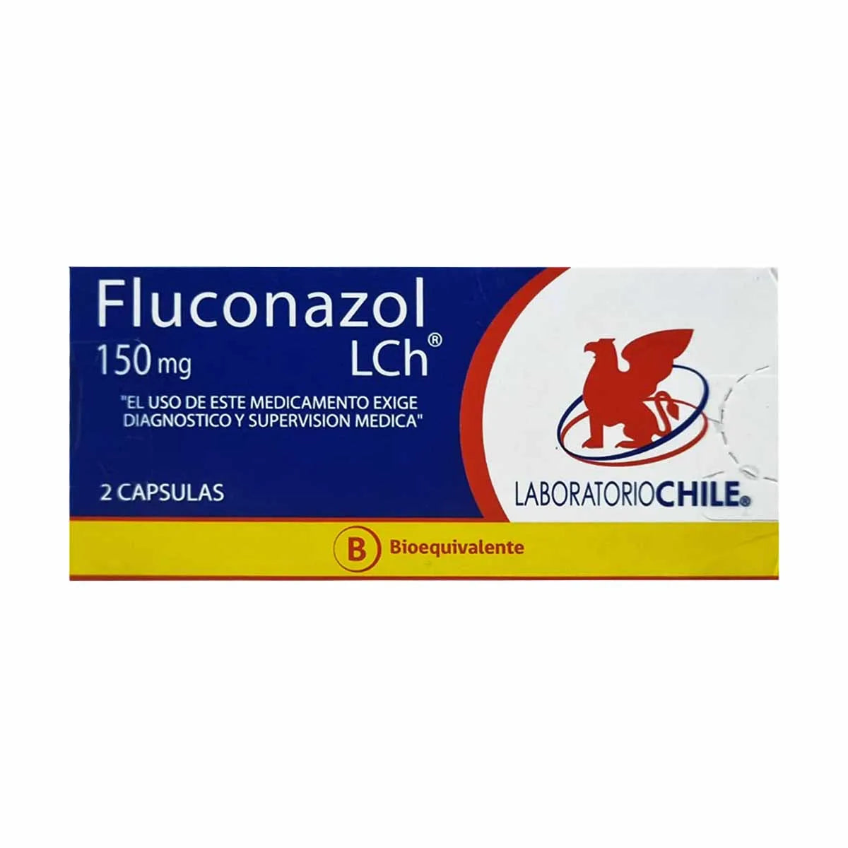 Fluconazol 150 MG x 2 Cápsulas Laboratorio de Chile