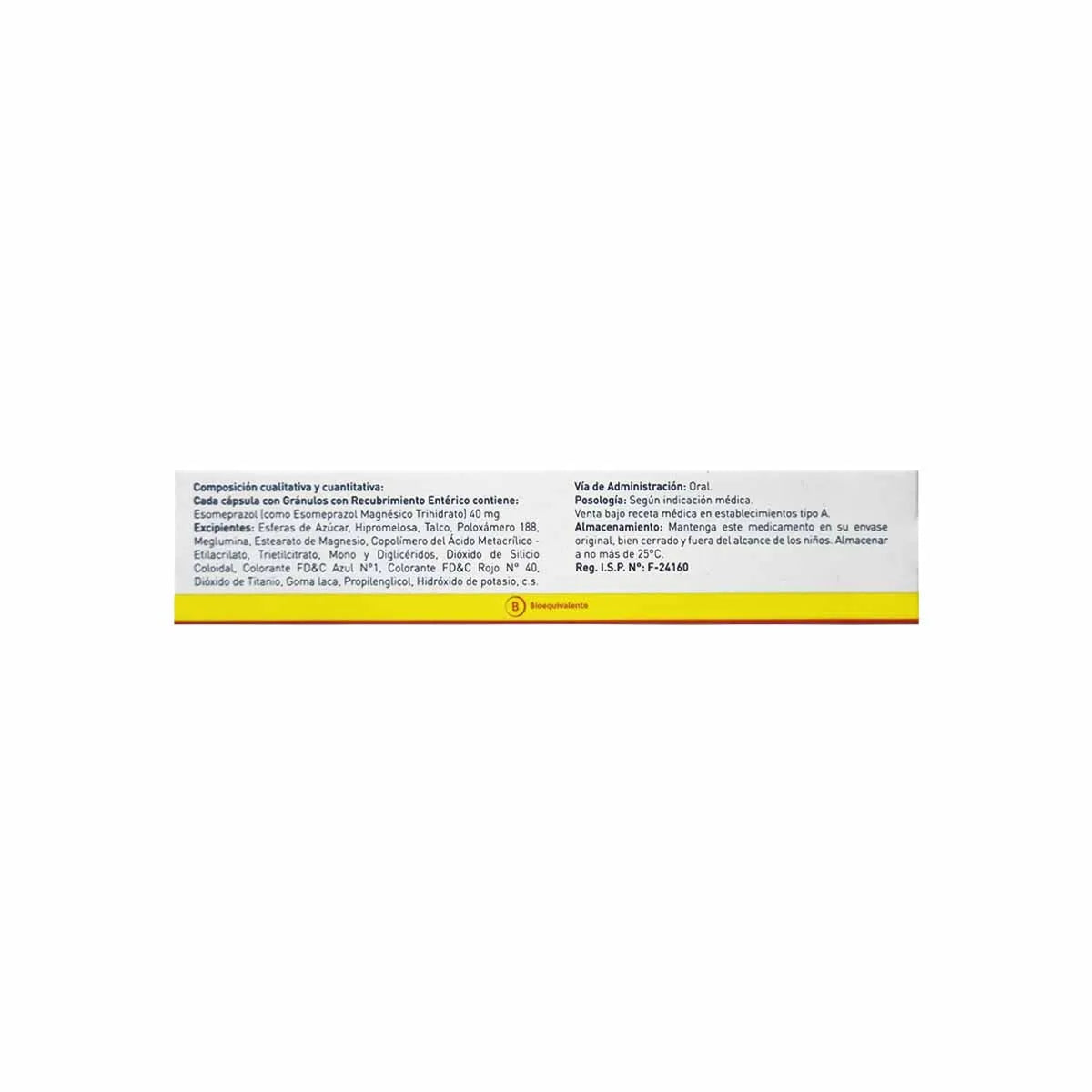 Esomeprazol 40 MG x 30 Cápsulas Ascend