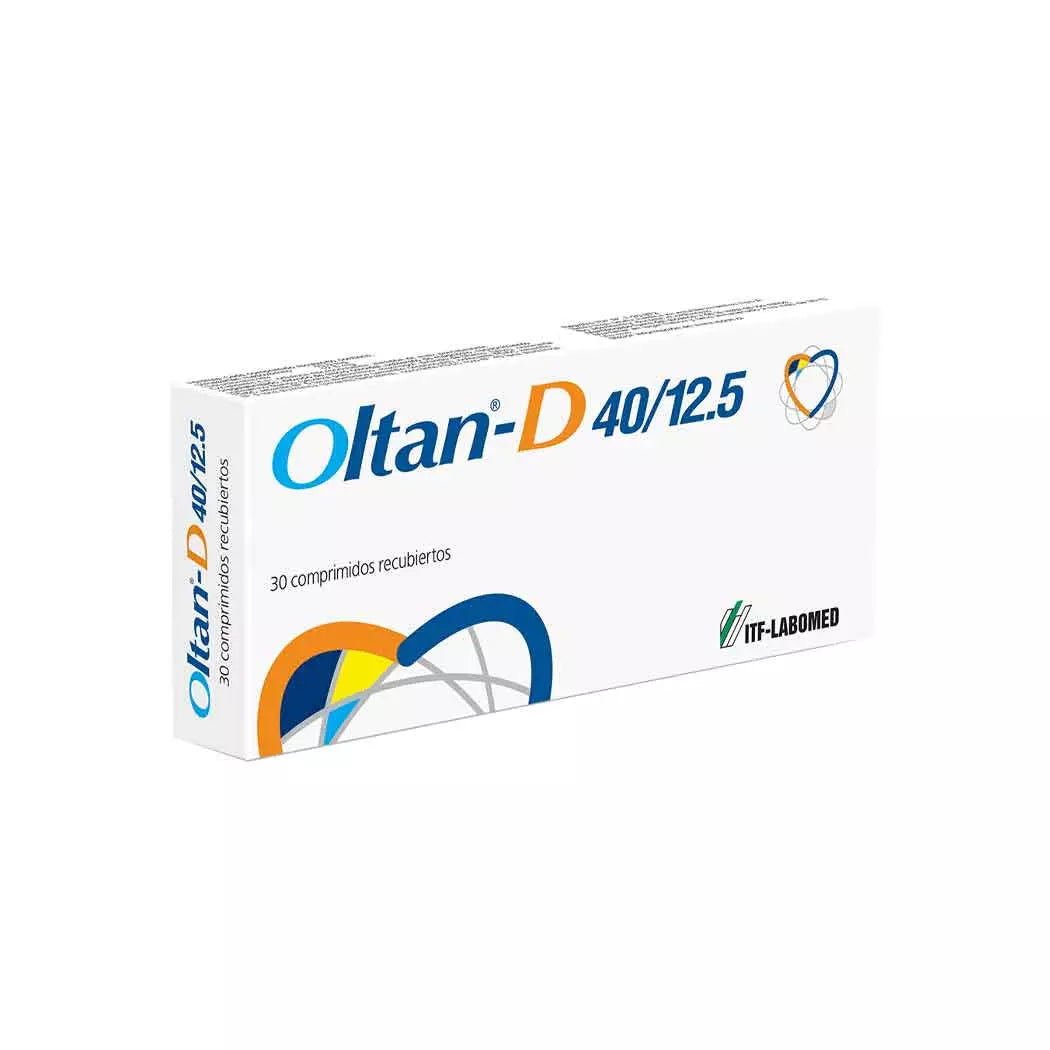 Oltan-D Olmesartan 40 MG / Hidroclorotiazida 12.5 MG x 30