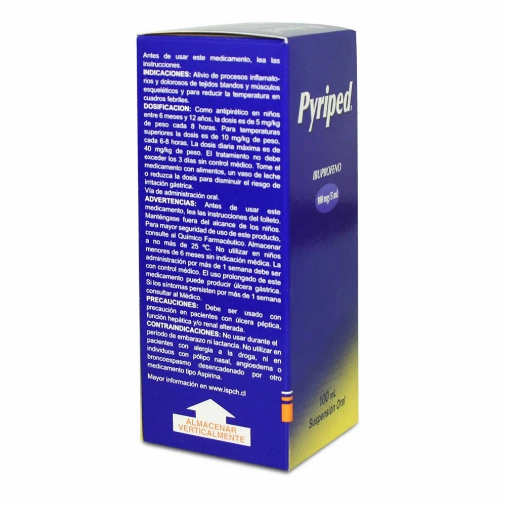 Pyriped Ibuprofeno 100 MG / 5 ML 100 ML