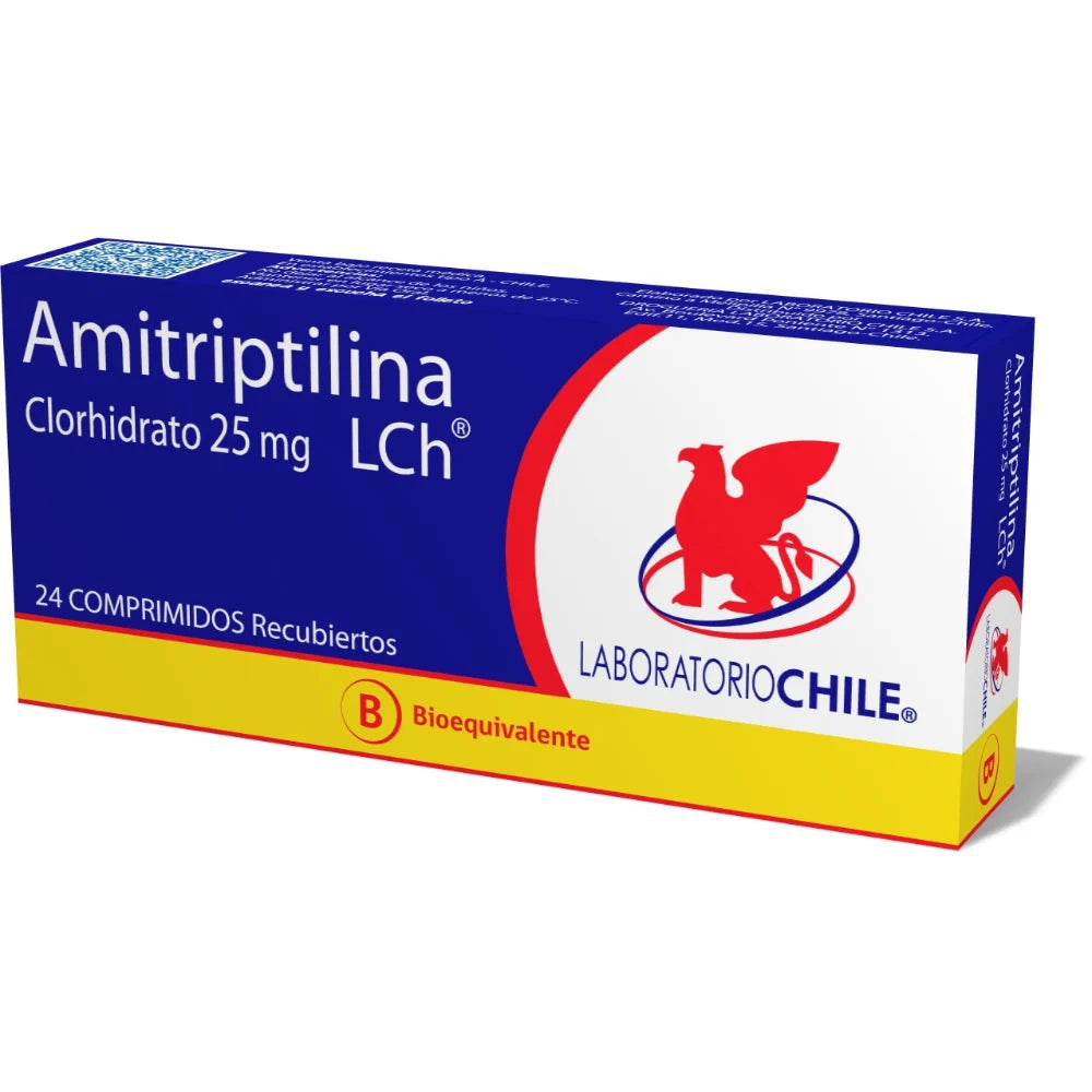 Amitriptilina 25 MG x 24 Comprimidos