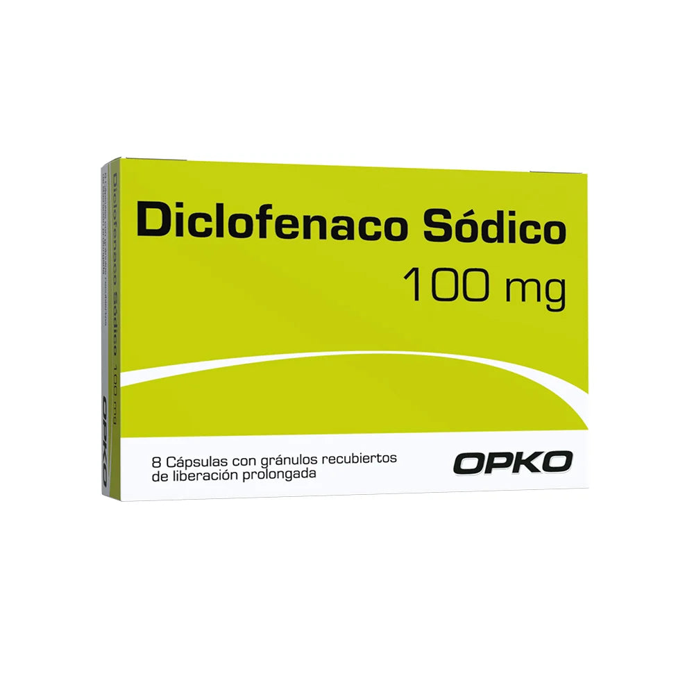 Diclofenaco Sódico 50 MG 10 Comprimidos Recubiertos Opko