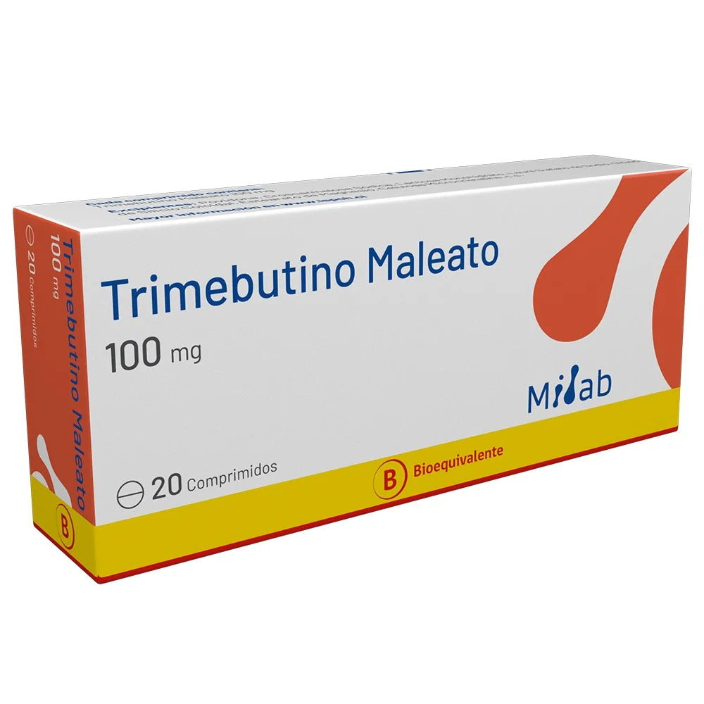 Trimebutino Maleato 100 MG 20 Comprimidos Mintlab