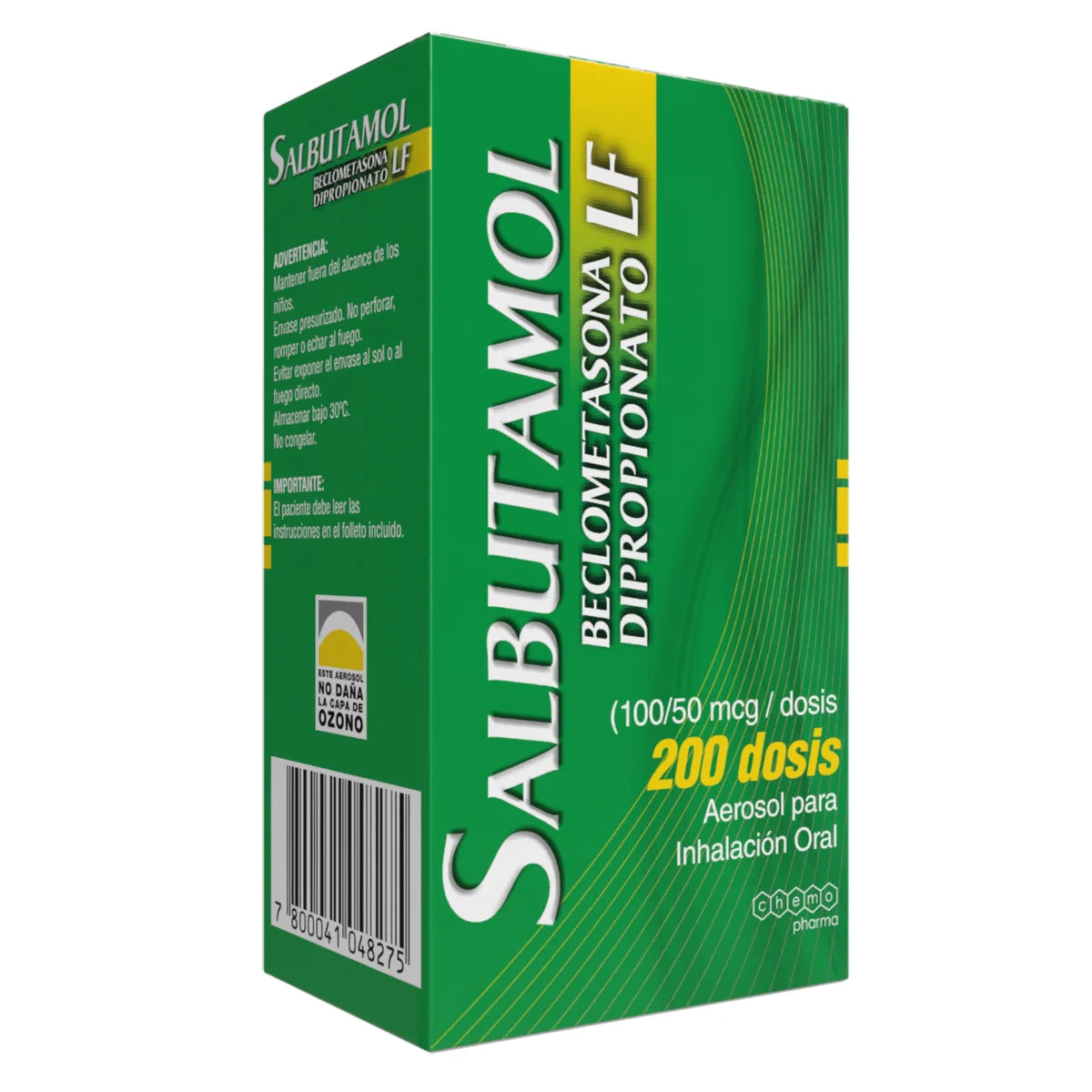 Salbutamol Beclometasona Dipropionato Inhalación 200 Dosis
