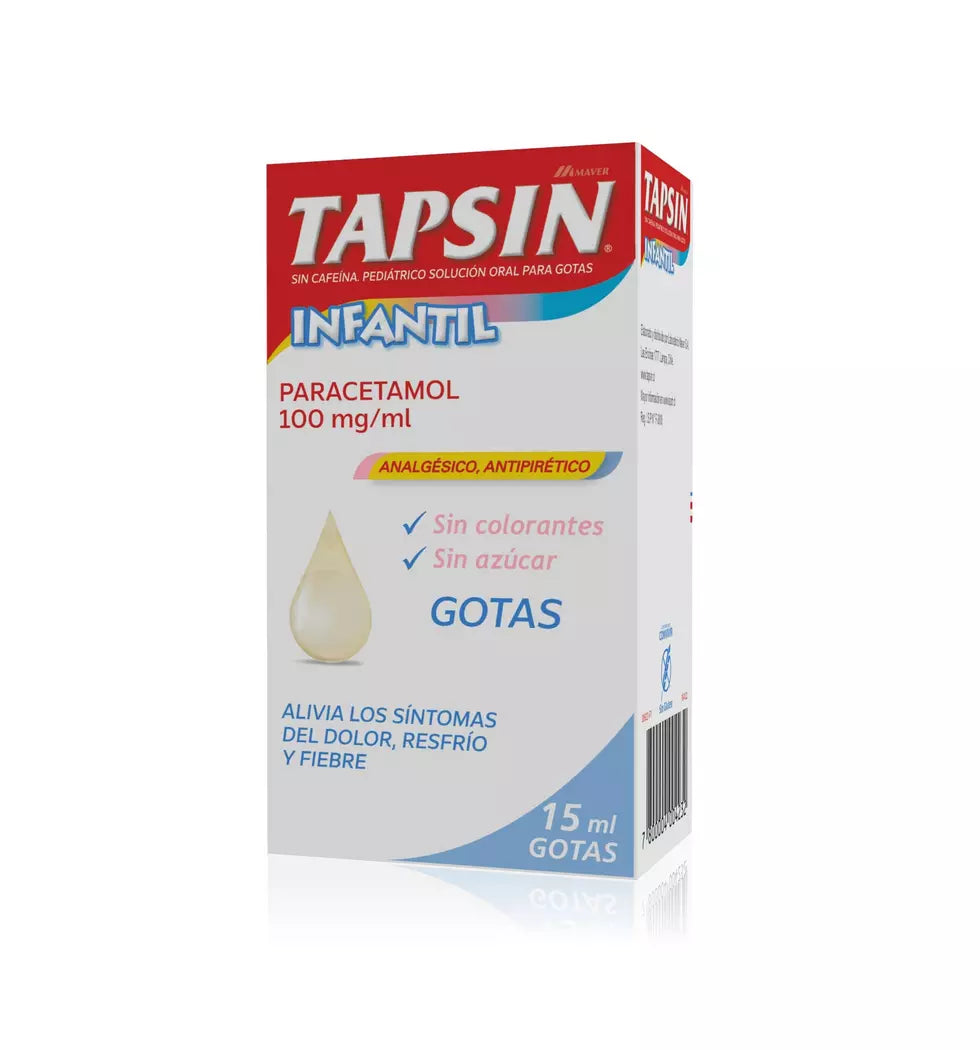 Tapsin Infantil Gotas Paracetamol 100 / ML 15 ML