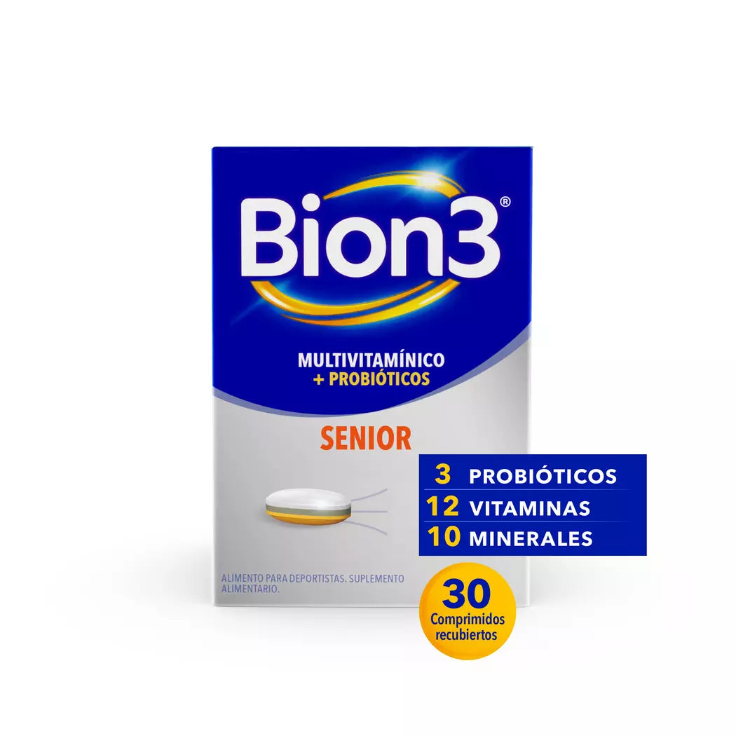 Bion 3 Senior Multivitamínico x 30 Comprimidos