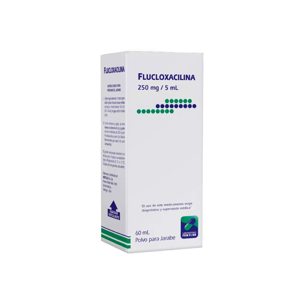 Flucloxacilina 250mg/5ml Jarabe 60ml