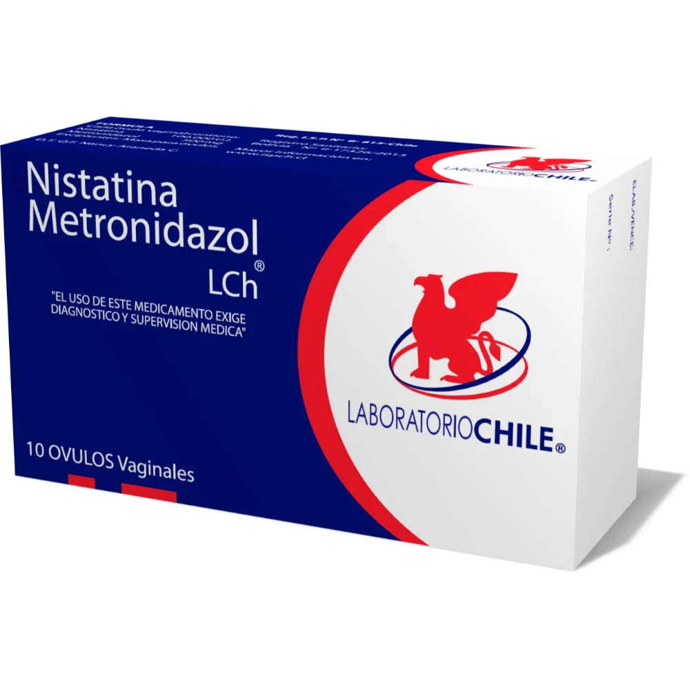 Nistatina Metronidazol x 10 Óvulos Vaginales LCH