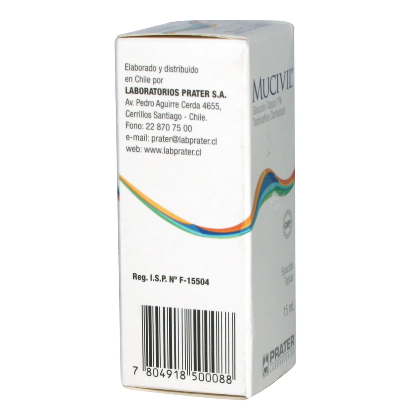 Mucivil Terbinafina Clorhidrato Solución Tópica 1% 15 ML