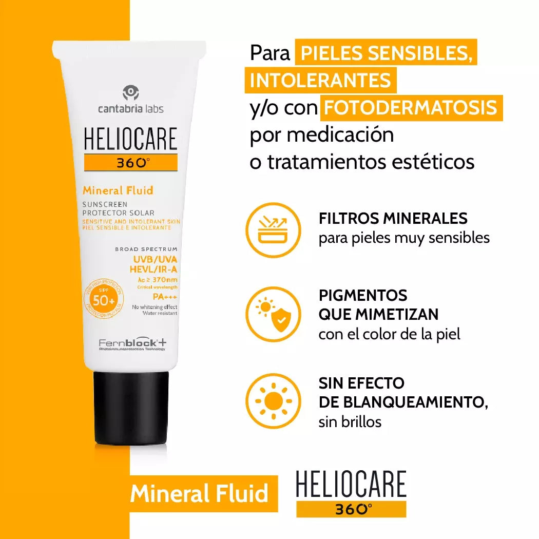 Heliocare Mineral Fluid Protect 50+ 50ML