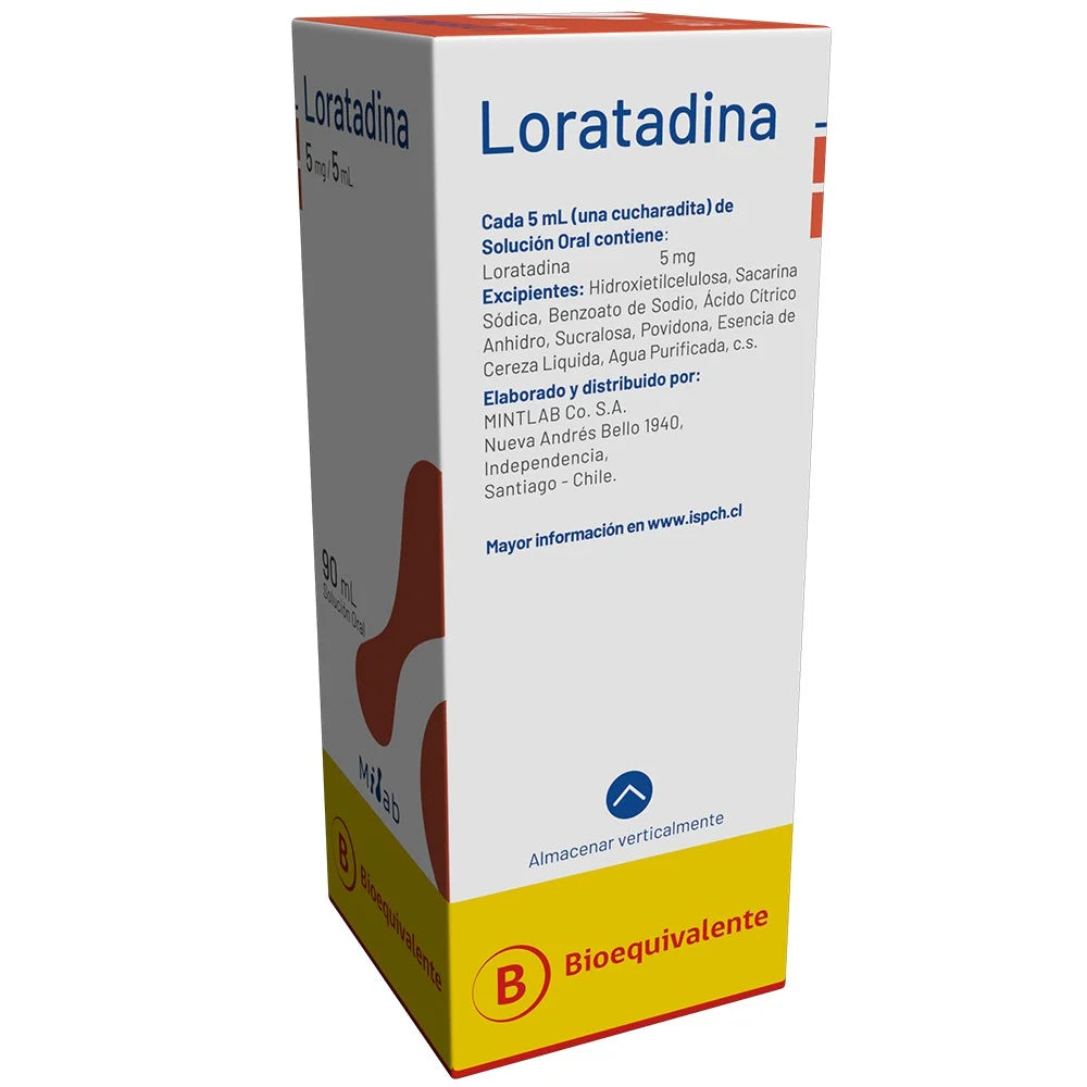 Loratadina 5 MG / 5 ML x 90 ML Milab