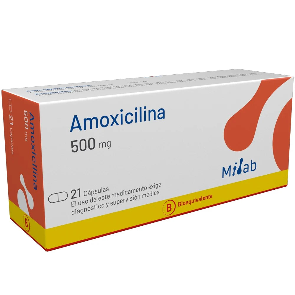 Amoxicilina 500 MG x 21 Cápsulas