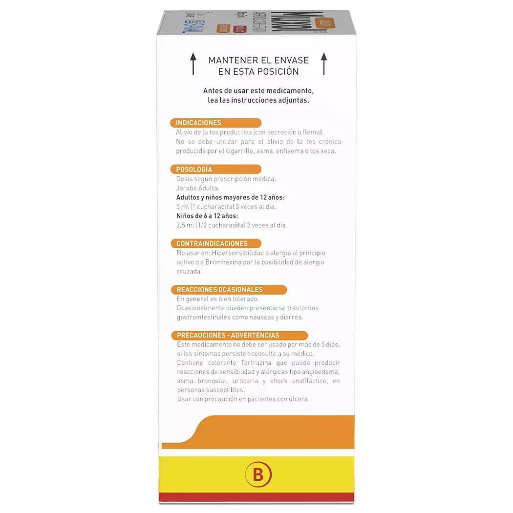 Muxol Ambroxol Clorhidrato 30 MG / 5 ML 100 ML