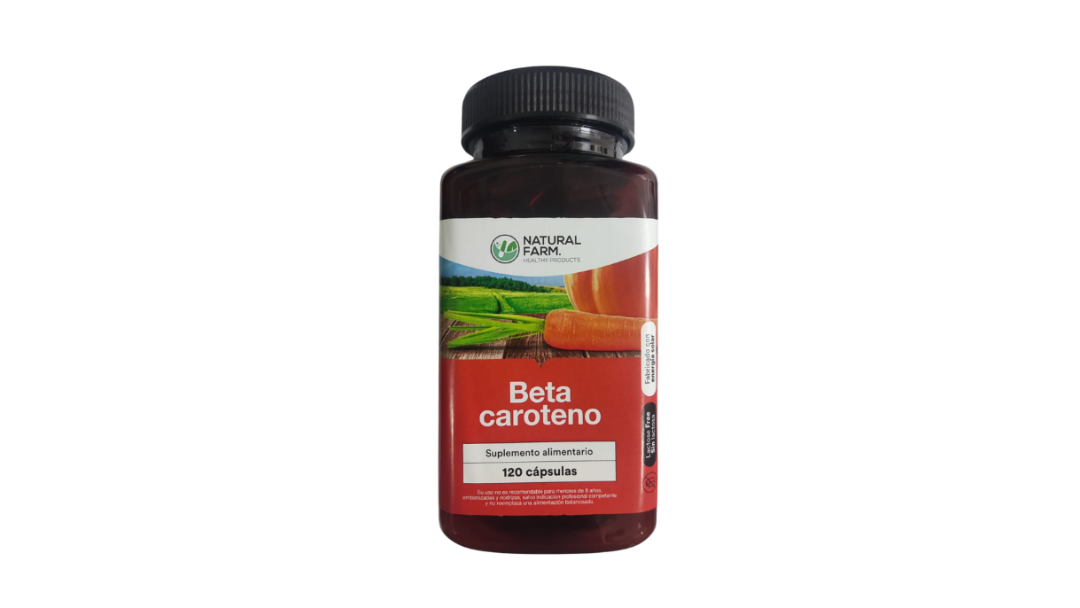 Betacaroteno 120 Cápsulas
