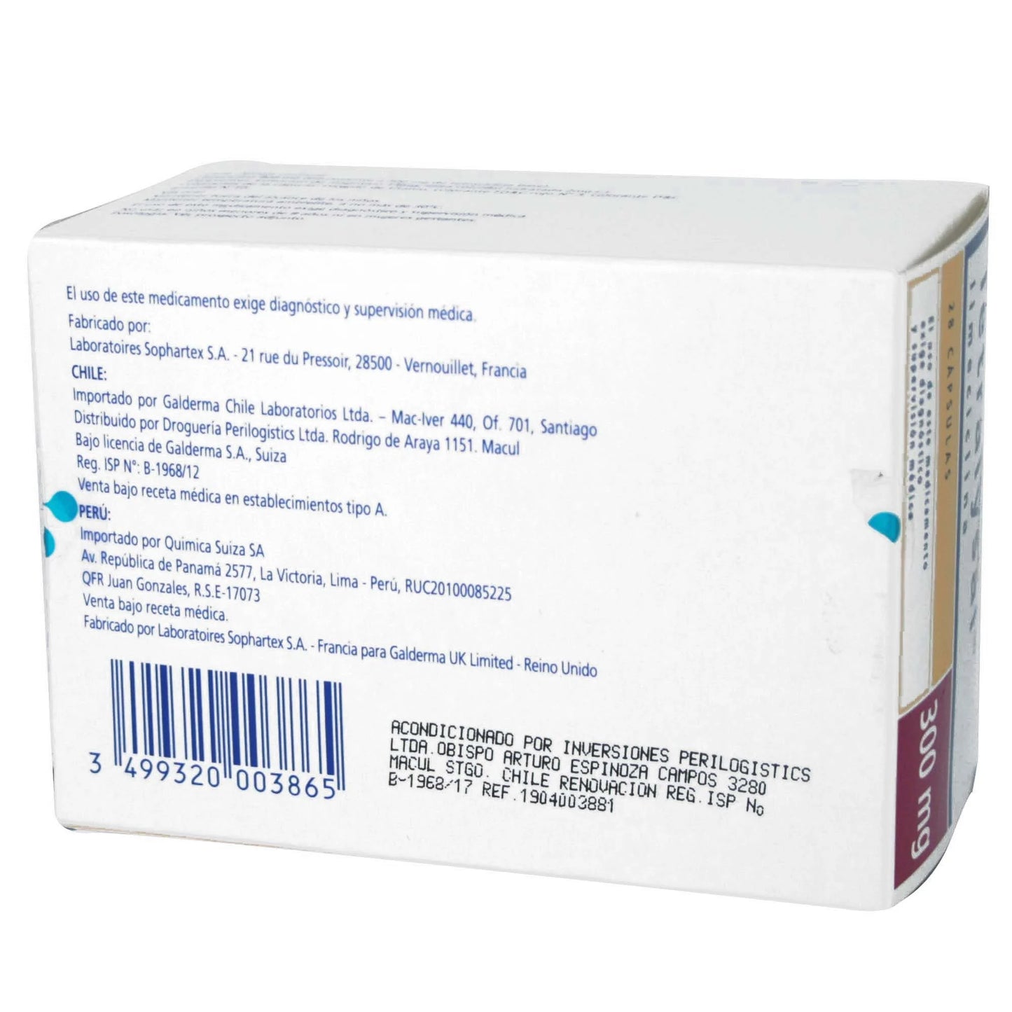 Tetralysal Limeciclina 300 mg x 28 Cápsulas