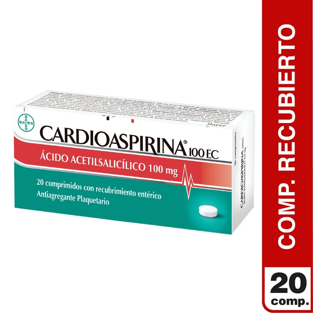 Cardioaspirina Bayer 100 MG EC x 20