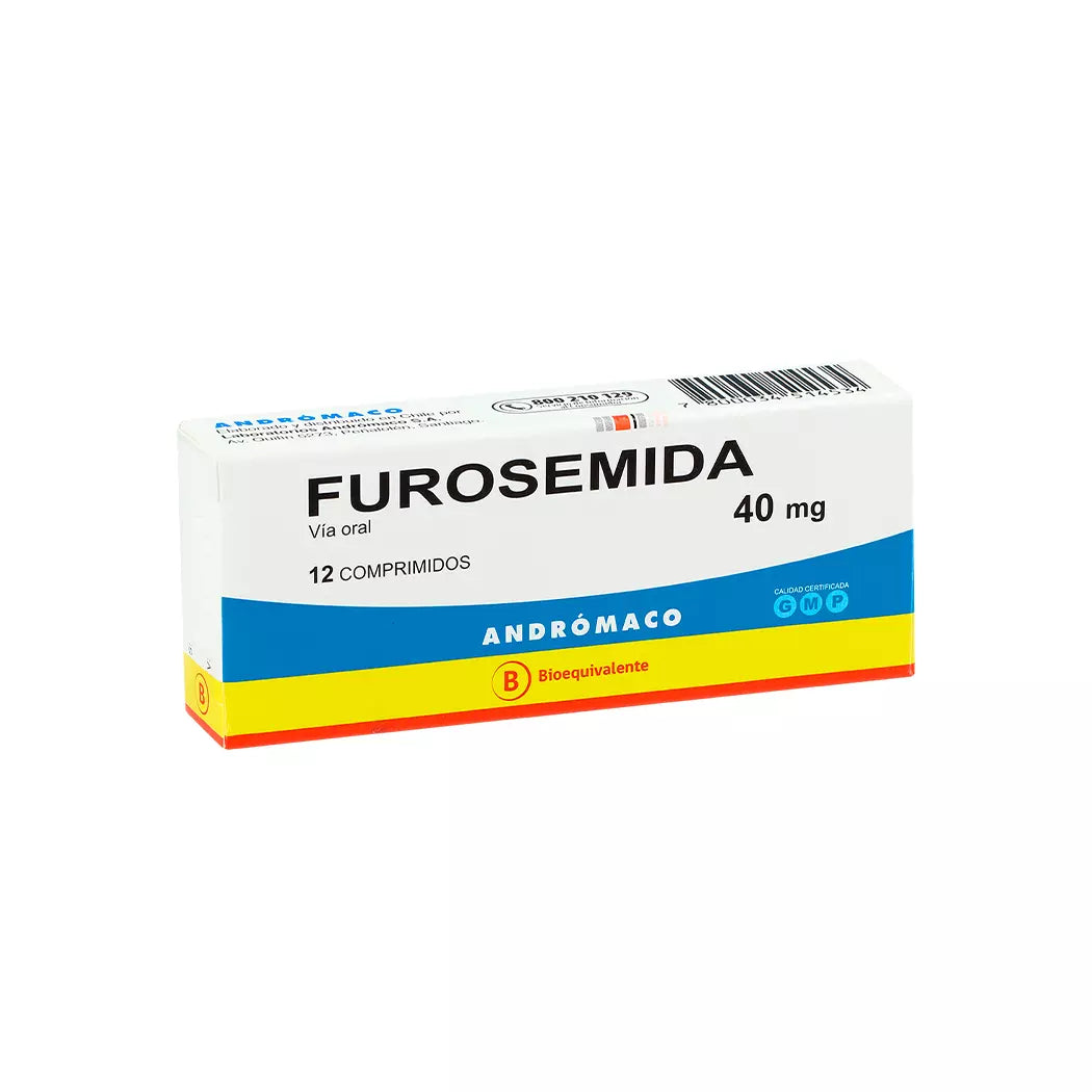 Furosemida 40 MG x 12 Comprimidos Andrómaco