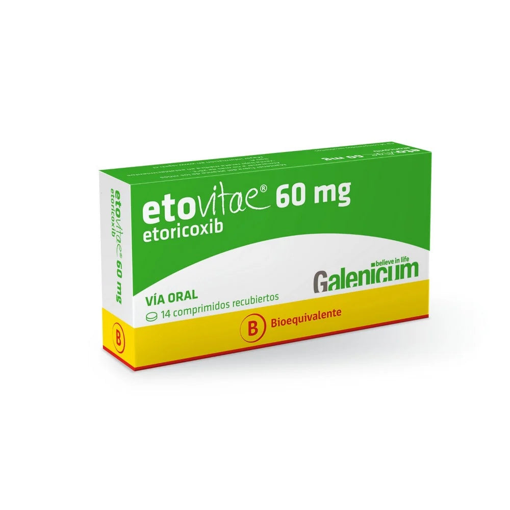 Etovitae Etoricoxib 60 MG x 14 Comprimidos