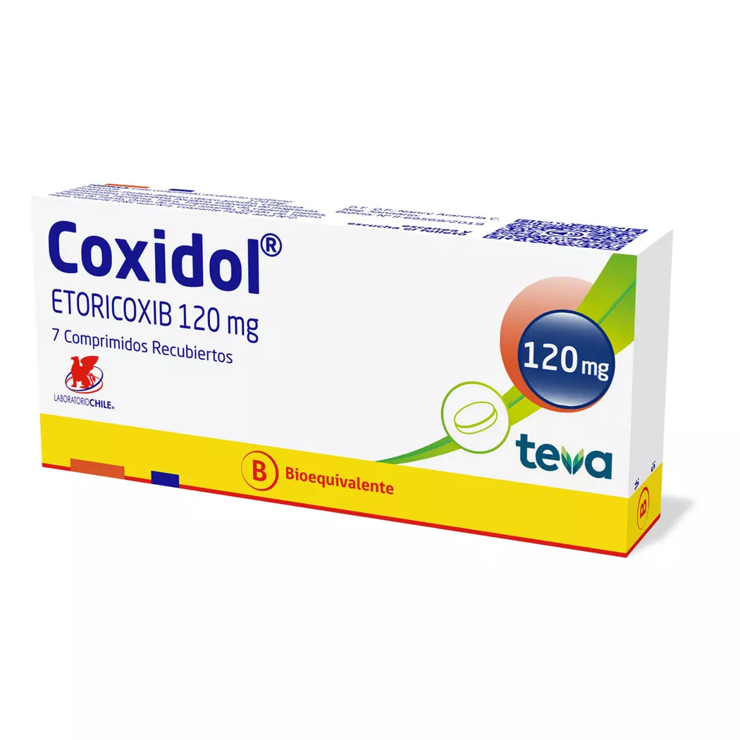 Coxidol Etoricoxib 120 MG x 7 Comprimidos Recubiertos