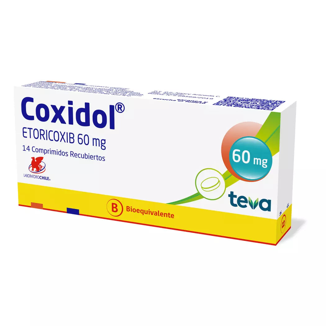 Coxidol Etoricoxib 60 MG x 14 Comprimidos Recubiertos