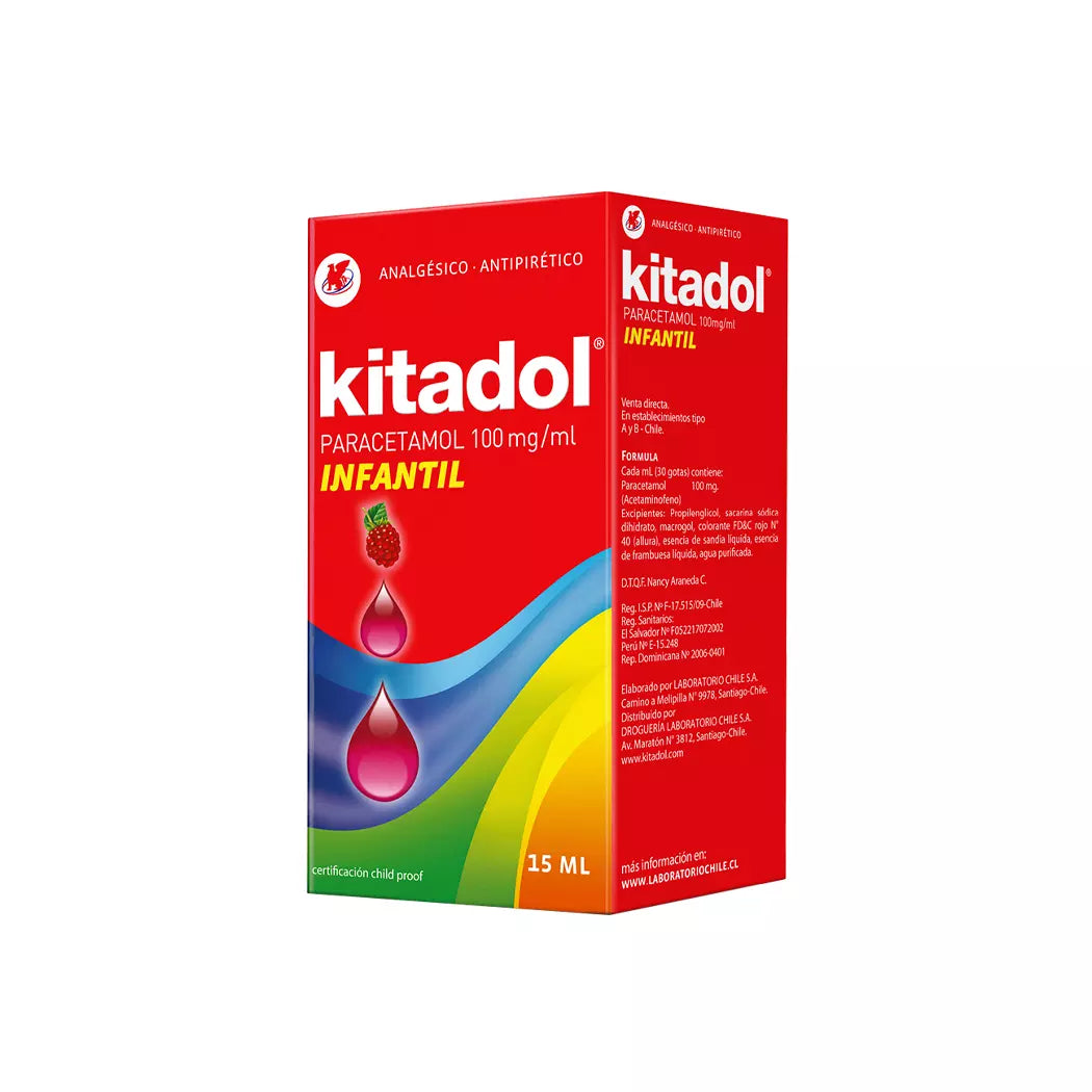 Kitadol Infantil Gotas 100 MG / ML 15 ML
