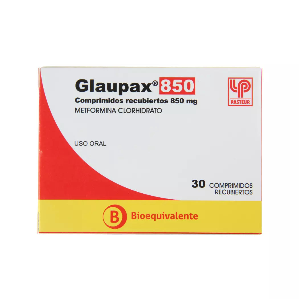 Glaupax 850 MG x 30 Comprimidos Pasteur