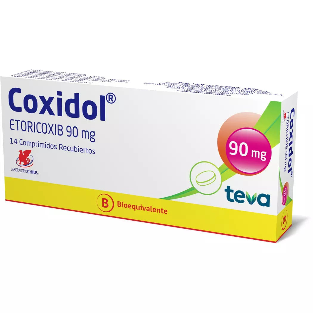 Coxidol Etoricoxib 90 MG x 14 Comprimidos Recubiertos LCH