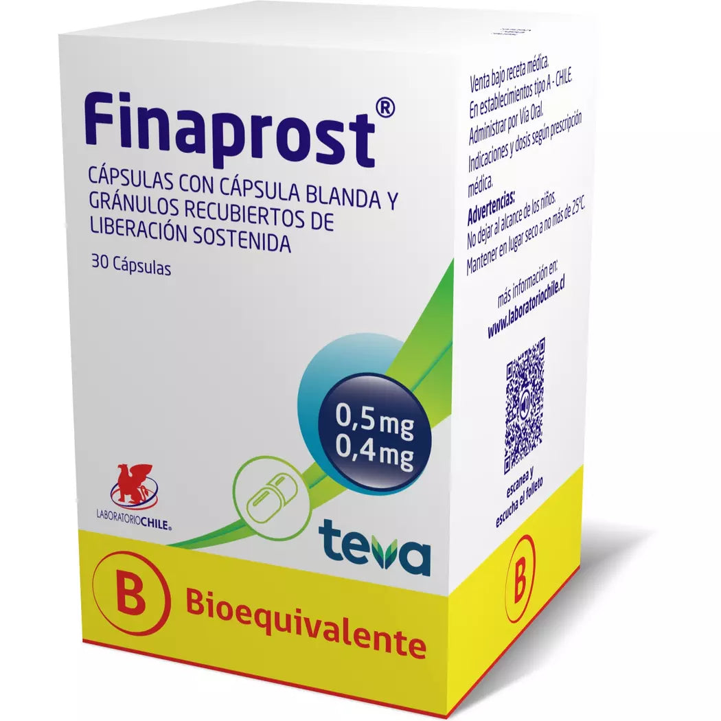 Finaprost Dutasterida 0.5 MG / Tamsulosina 0.4 MG x 30 Comprimidos