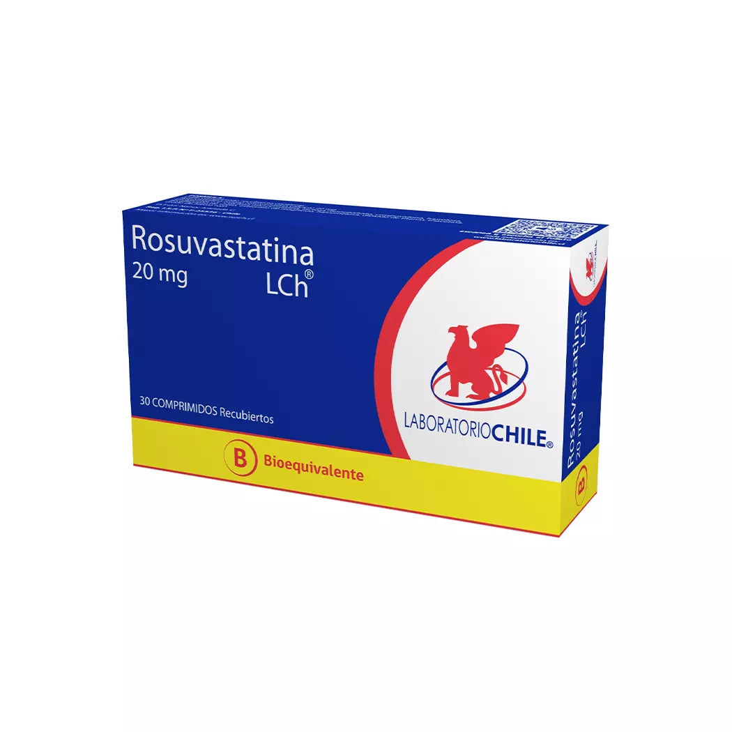 Rosuvastatina 20 MG x 30 Comprimidos LCH