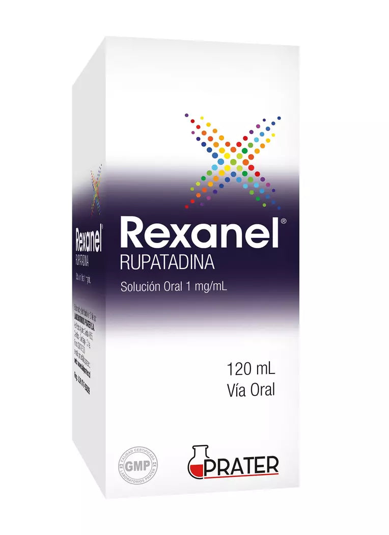 Rexanel Rupatadina 1 MG / ML Jarabe 120 ML