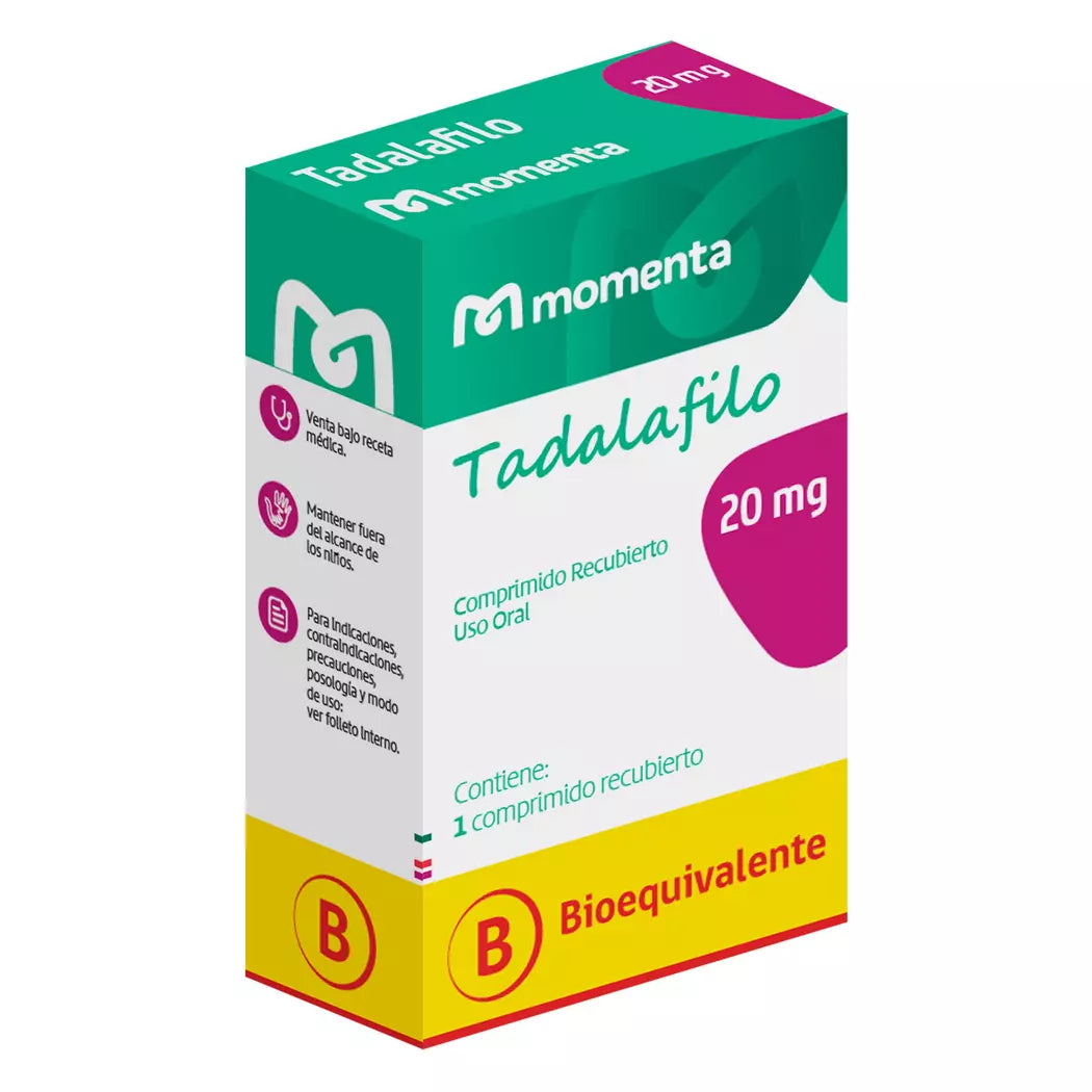 Tadalafilo 20 MG x 1 Comprimido