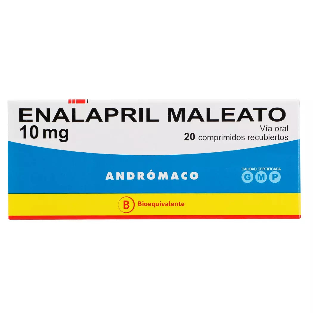 Enalapril 10 MG x 20 Comprimidos