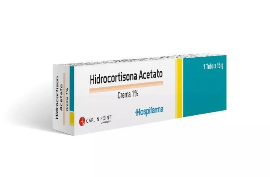Hidrocortisona Acetato Crema 1% 15 G