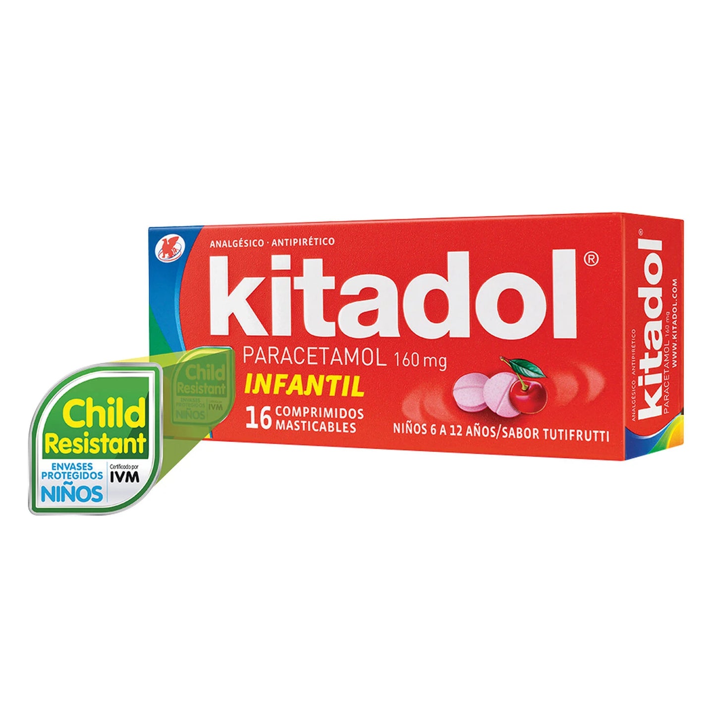 Kitadol Paracetamol 160 MG x 16 Comprimidos