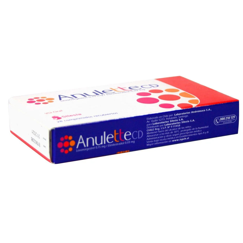 Anulette CD Levonorgestrel 0.15 / Etinilestradiol 0.03 MG x 28