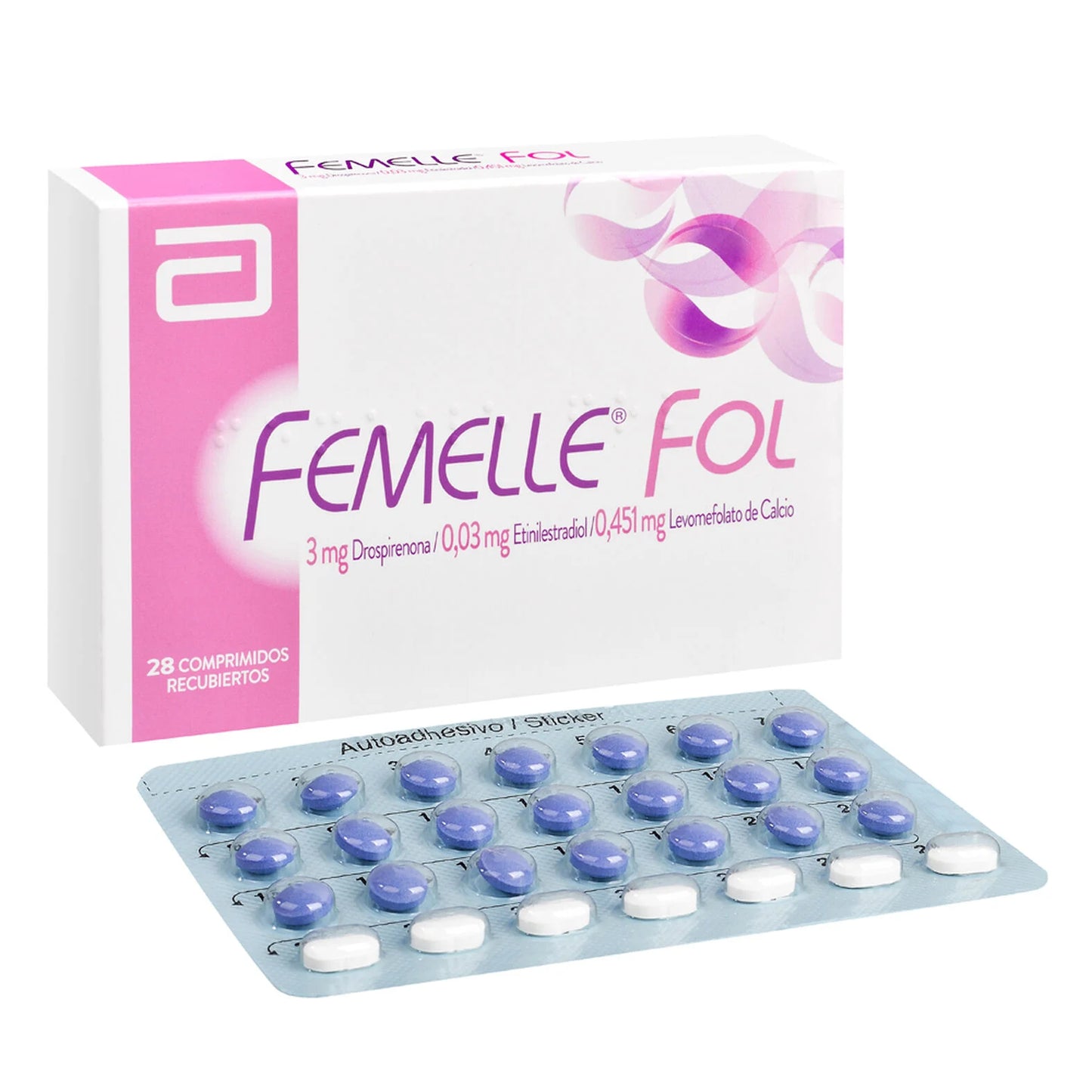 Femelle Fol Drospirenona / Etinilestradiol / Levomefolato Calcio 28 Comprimidos