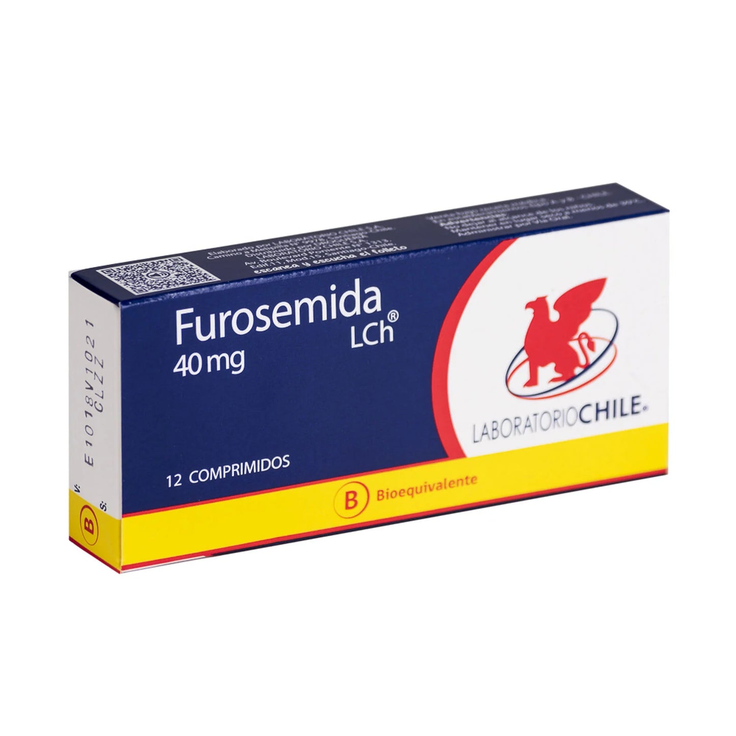 Furosemida 40 MG x 12 Comprimidos Laboratorio de Chile