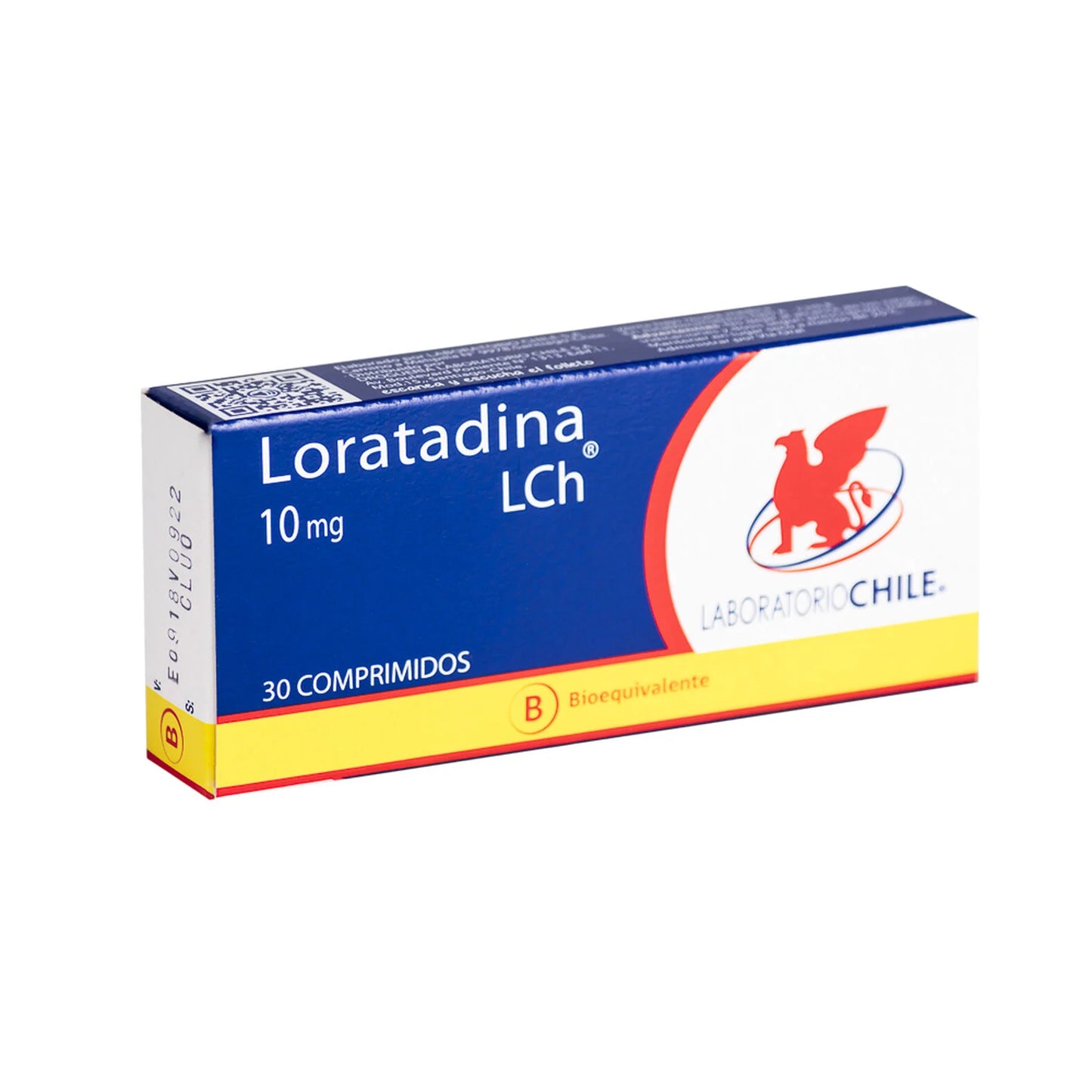 Loratadina 10 MG x 30 Comprimidos Laboratorio de Chile