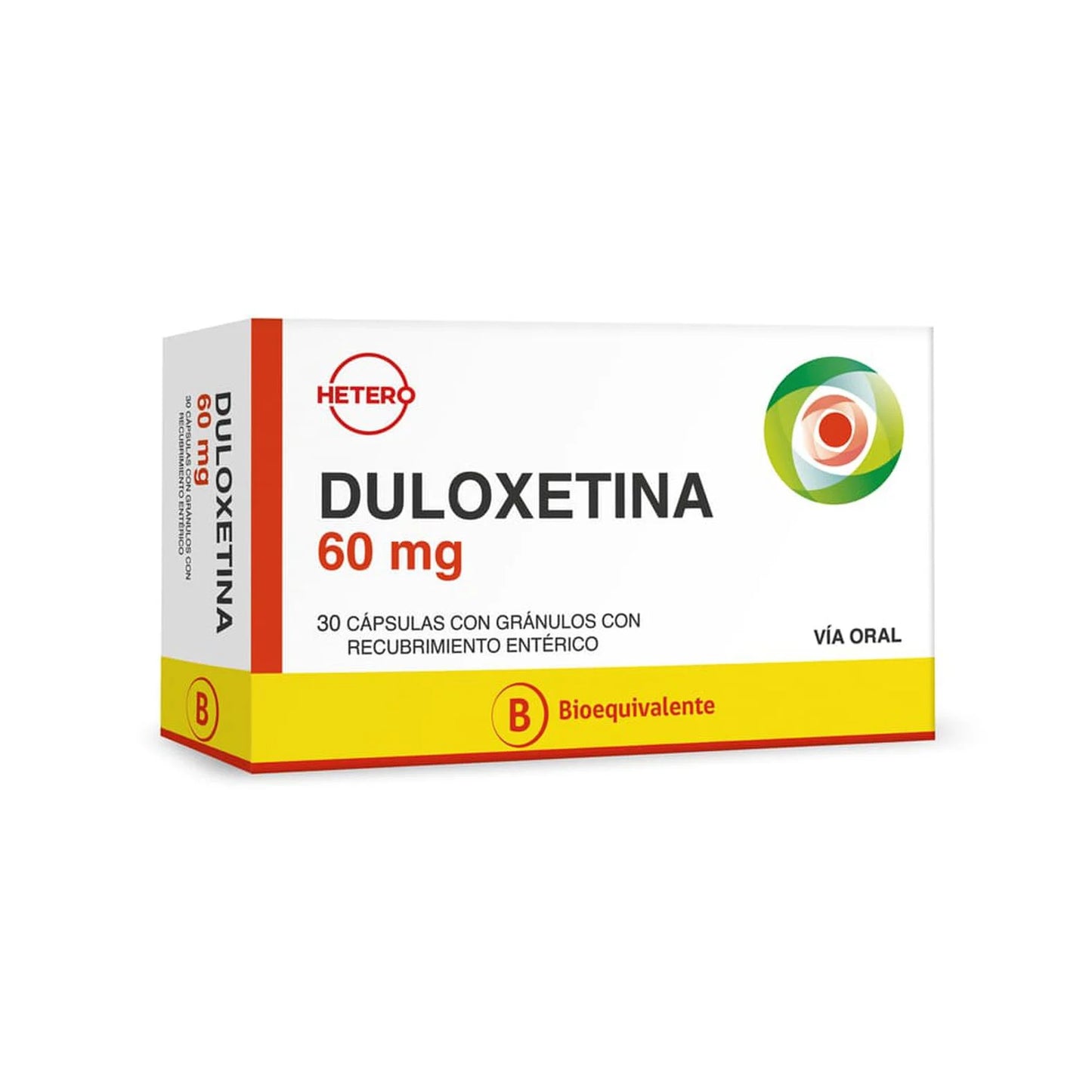Duloxetina 60 MG x 30 Cápsulas Hetero