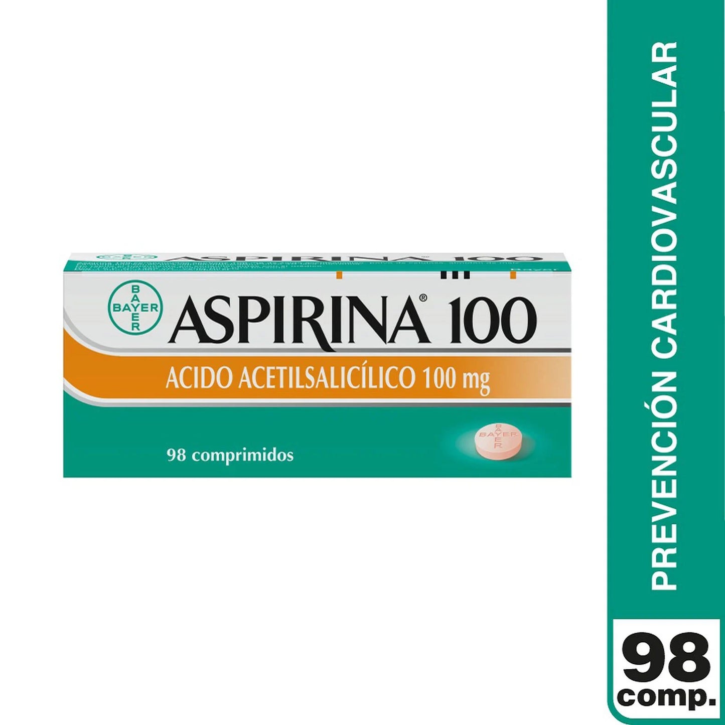Aspirina 100 MG x 98 Comprimidos