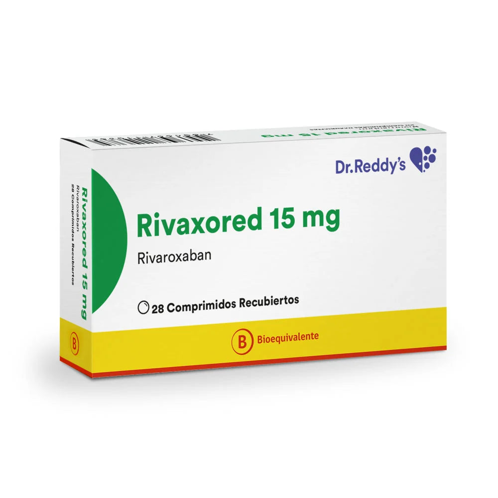 Rivaxored Rivaroxaban 15 MG x 28 Comprimidos Recubiertos