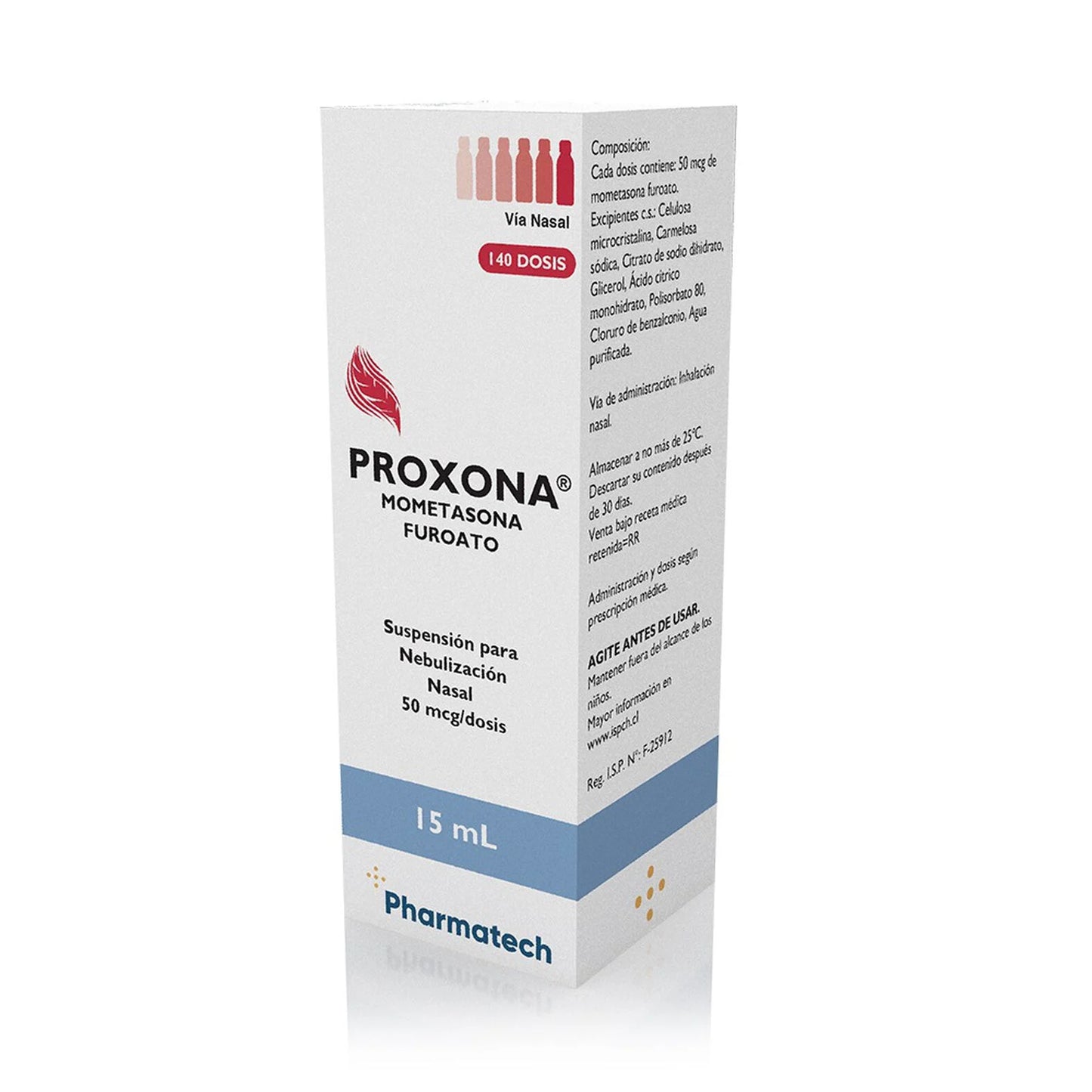 Proxona 50 mcg/Dosis x 15 mL Suspension Nasal para Nebulizacion