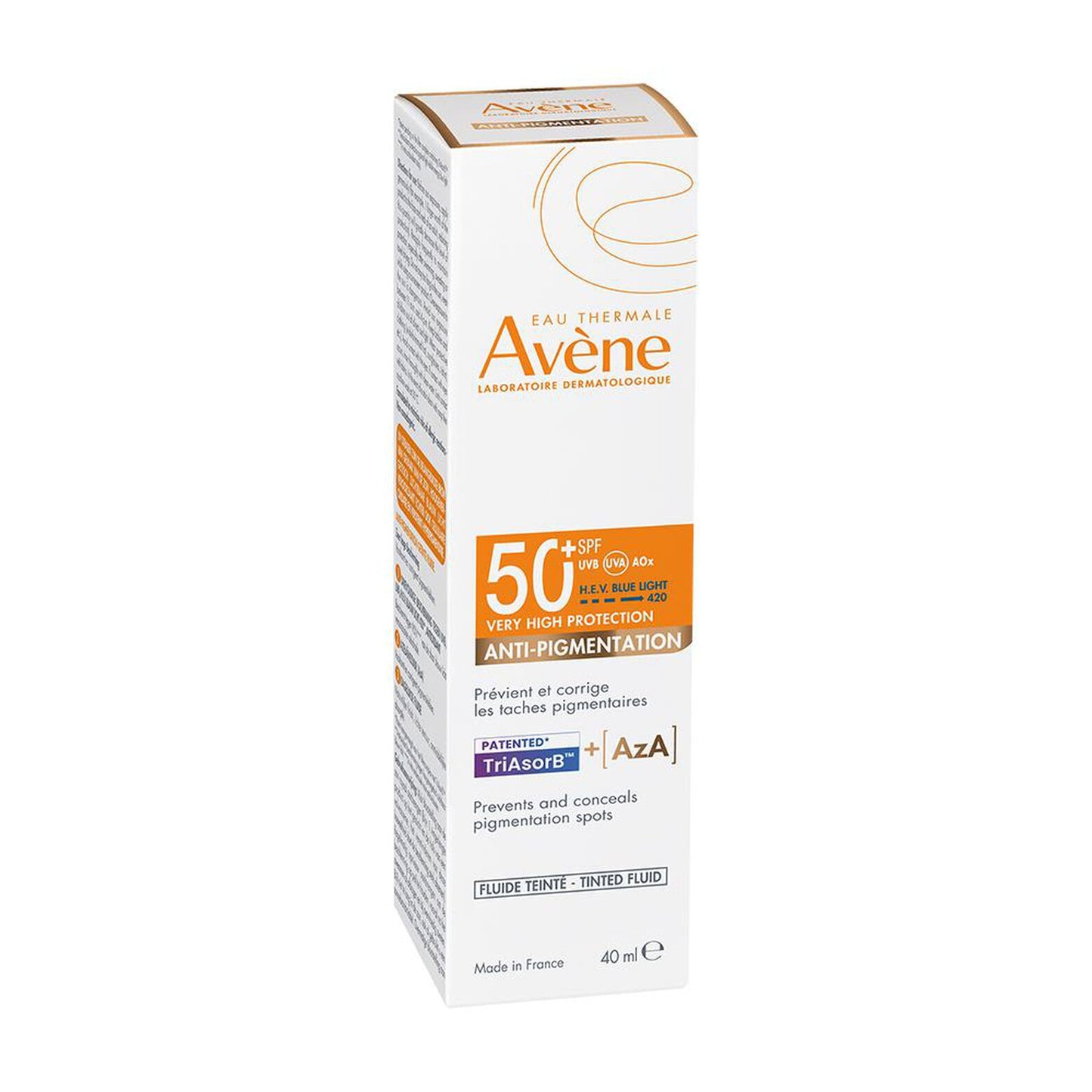 Protector Solar Avene Anti Manchas Color Fluido FPS 50+ 40 mL