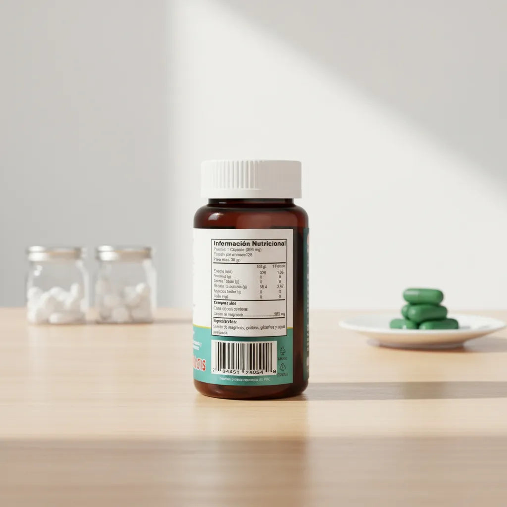 Citrato de Magnesio 500mg 120 x Cápsulas