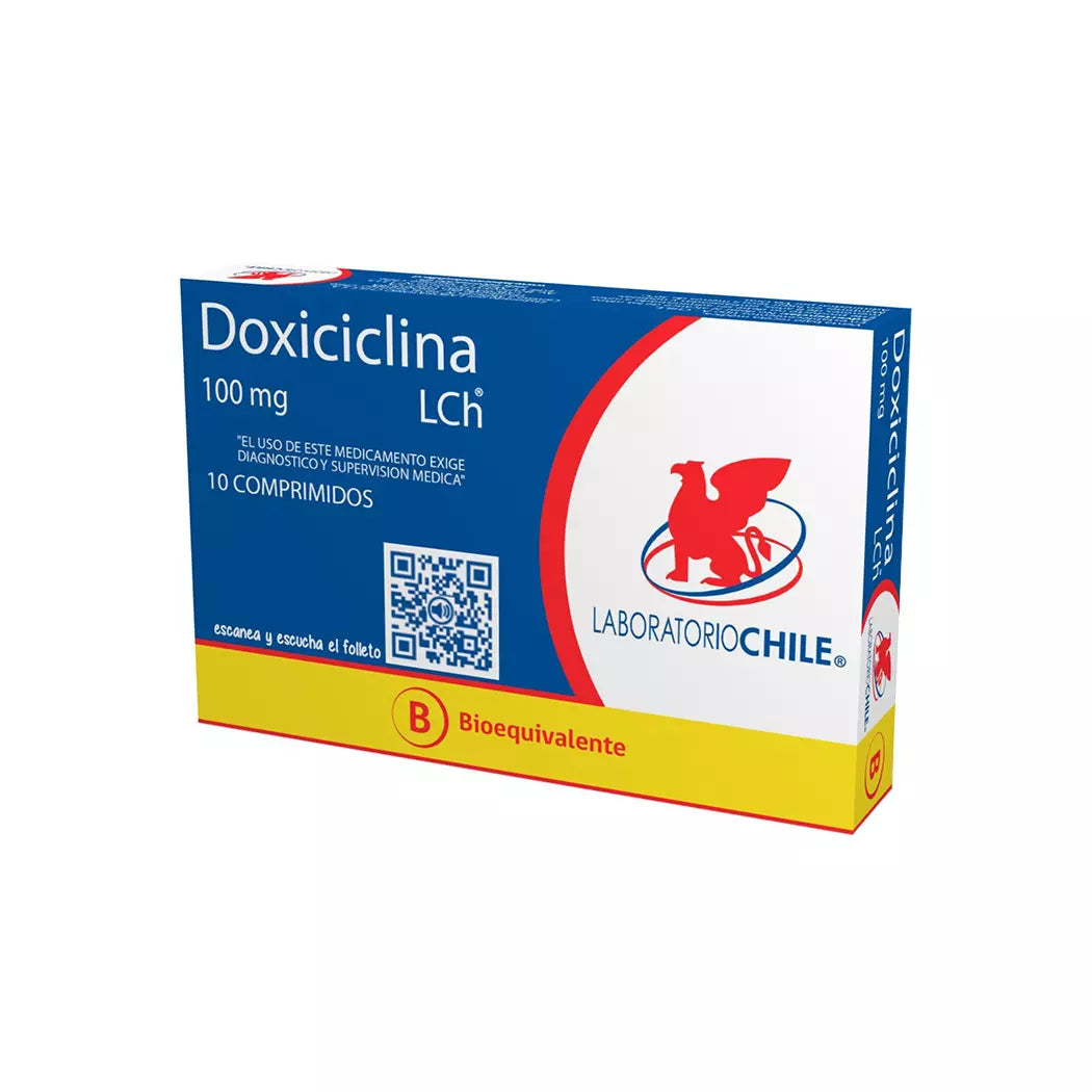 Doxiciclina 100 mg x 10 comprimidos