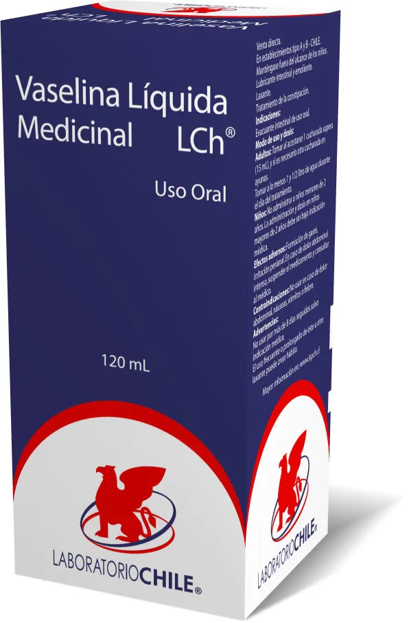 Vaselina Líquida Medicinal Uso Oral 120 ML