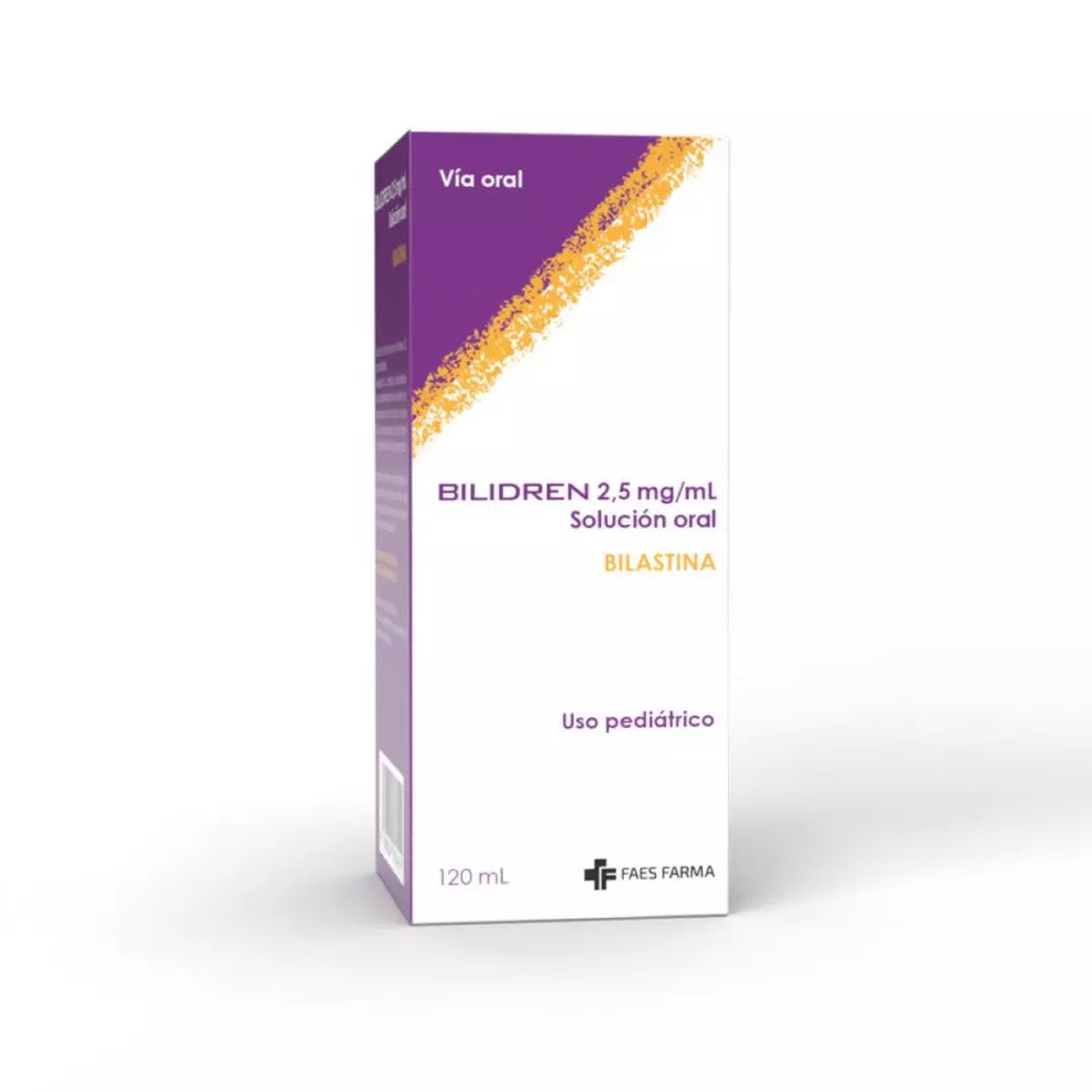 Bilidren Solución Oral Bilastina 2.5 MG / ML x 120 ML